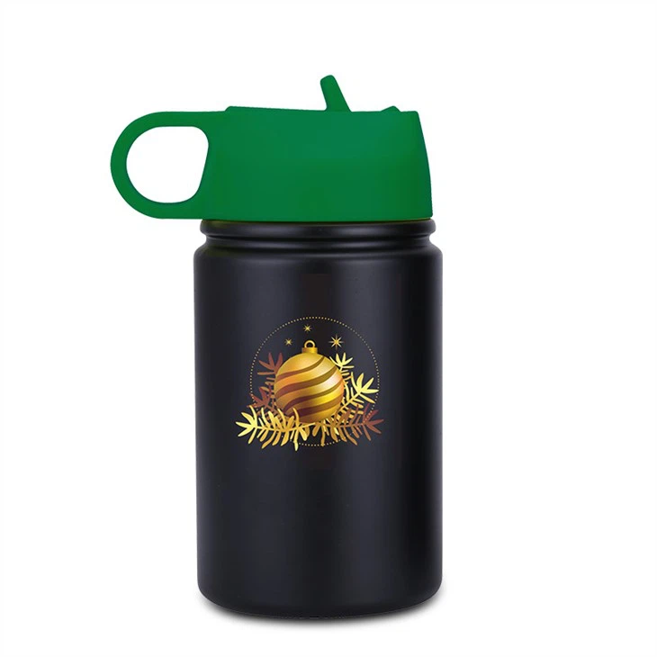 Botella de agua de acero inoxidable aislada de logotipo personalizado